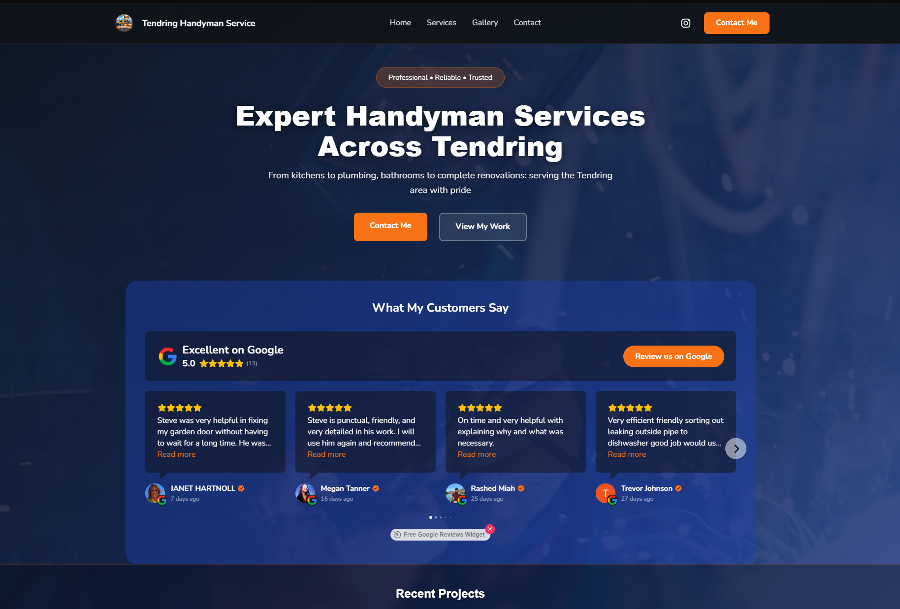 tendring Handyman Service Preview